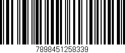 Código de barras (EAN, GTIN, SKU, ISBN): '7898451258339'