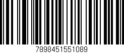 Código de barras (EAN, GTIN, SKU, ISBN): '7898451551089'