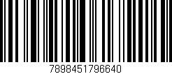 Código de barras (EAN, GTIN, SKU, ISBN): '7898451796640'