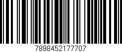 Código de barras (EAN, GTIN, SKU, ISBN): '7898452177707'