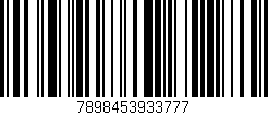 Código de barras (EAN, GTIN, SKU, ISBN): '7898453933777'