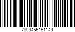 Código de barras (EAN, GTIN, SKU, ISBN): '7898455151148'
