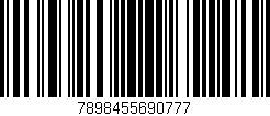 Código de barras (EAN, GTIN, SKU, ISBN): '7898455690777'