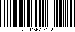 Código de barras (EAN, GTIN, SKU, ISBN): '7898455796172'