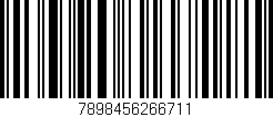 Código de barras (EAN, GTIN, SKU, ISBN): '7898456266711'
