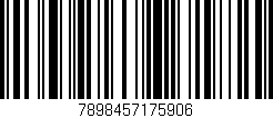 Código de barras (EAN, GTIN, SKU, ISBN): '7898457175906'