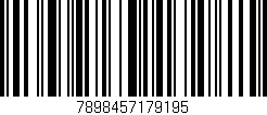 Código de barras (EAN, GTIN, SKU, ISBN): '7898457179195'