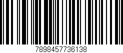 Código de barras (EAN, GTIN, SKU, ISBN): '7898457736138'
