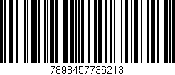 Código de barras (EAN, GTIN, SKU, ISBN): '7898457736213'