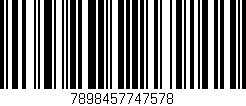 Código de barras (EAN, GTIN, SKU, ISBN): '7898457747578'