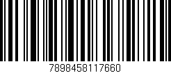 Código de barras (EAN, GTIN, SKU, ISBN): '7898458117660'