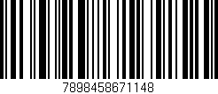 Código de barras (EAN, GTIN, SKU, ISBN): '7898458671148'
