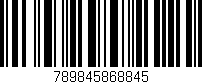 Código de barras (EAN, GTIN, SKU, ISBN): '789845868845'