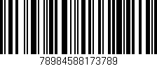 Código de barras (EAN, GTIN, SKU, ISBN): '78984588173789'