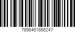 Código de barras (EAN, GTIN, SKU, ISBN): '7898461666247'