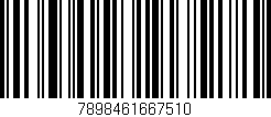 Código de barras (EAN, GTIN, SKU, ISBN): '7898461667510'