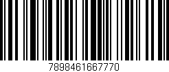 Código de barras (EAN, GTIN, SKU, ISBN): '7898461667770'
