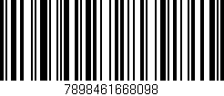 Código de barras (EAN, GTIN, SKU, ISBN): '7898461668098'