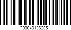 Código de barras (EAN, GTIN, SKU, ISBN): '7898461962851'