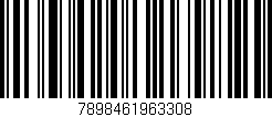 Código de barras (EAN, GTIN, SKU, ISBN): '7898461963308'