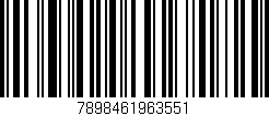 Código de barras (EAN, GTIN, SKU, ISBN): '7898461963551'