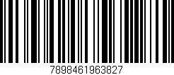 Código de barras (EAN, GTIN, SKU, ISBN): '7898461963827'