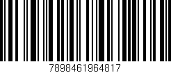 Código de barras (EAN, GTIN, SKU, ISBN): '7898461964817'