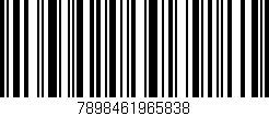 Código de barras (EAN, GTIN, SKU, ISBN): '7898461965838'