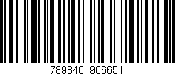 Código de barras (EAN, GTIN, SKU, ISBN): '7898461966651'