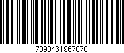 Código de barras (EAN, GTIN, SKU, ISBN): '7898461967870'