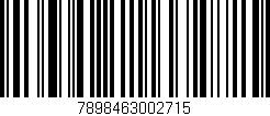 Código de barras (EAN, GTIN, SKU, ISBN): '7898463002715'