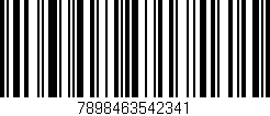Código de barras (EAN, GTIN, SKU, ISBN): '7898463542341'