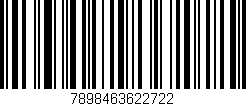 Código de barras (EAN, GTIN, SKU, ISBN): '7898463622722'