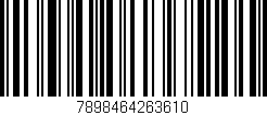Código de barras (EAN, GTIN, SKU, ISBN): '7898464263610'