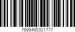 Código de barras (EAN, GTIN, SKU, ISBN): '7898465321777'