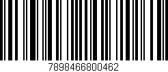 Código de barras (EAN, GTIN, SKU, ISBN): '7898466800462'