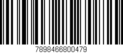 Código de barras (EAN, GTIN, SKU, ISBN): '7898466800479'