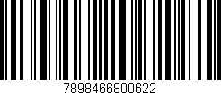 Código de barras (EAN, GTIN, SKU, ISBN): '7898466800622'
