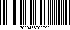 Código de barras (EAN, GTIN, SKU, ISBN): '7898466800790'