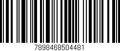 Código de barras (EAN, GTIN, SKU, ISBN): '7898468504481'