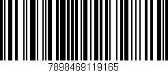 Código de barras (EAN, GTIN, SKU, ISBN): '7898469119165'