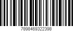 Código de barras (EAN, GTIN, SKU, ISBN): '7898469322398'