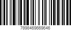 Código de barras (EAN, GTIN, SKU, ISBN): '7898469669646'