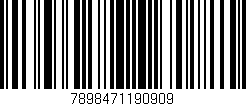 Código de barras (EAN, GTIN, SKU, ISBN): '7898471190909'