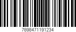 Código de barras (EAN, GTIN, SKU, ISBN): '7898471191234'