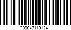 Código de barras (EAN, GTIN, SKU, ISBN): '7898471191241'