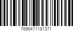 Código de barras (EAN, GTIN, SKU, ISBN): '7898471191371'