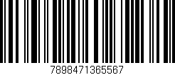 Código de barras (EAN, GTIN, SKU, ISBN): '7898471365567'