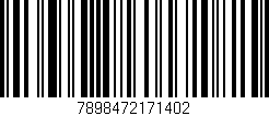 Código de barras (EAN, GTIN, SKU, ISBN): '7898472171402'