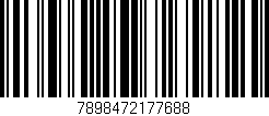 Código de barras (EAN, GTIN, SKU, ISBN): '7898472177688'